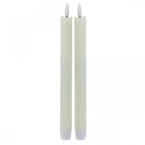 LED ljus vaxljus kräm för batteri Ø2cm 24cm 2st