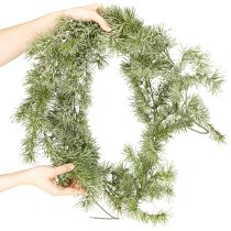 Artikel Dekorativ girlang i lärkträ för stämningsfull rumsdesign, 250 cm