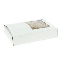 Artikel Glitter krullat guld-silver 50g