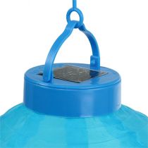 Artikel Lantern LED med solcell 20cm blå