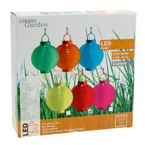 Artikel Lampion LED med solenergi 20cm röd