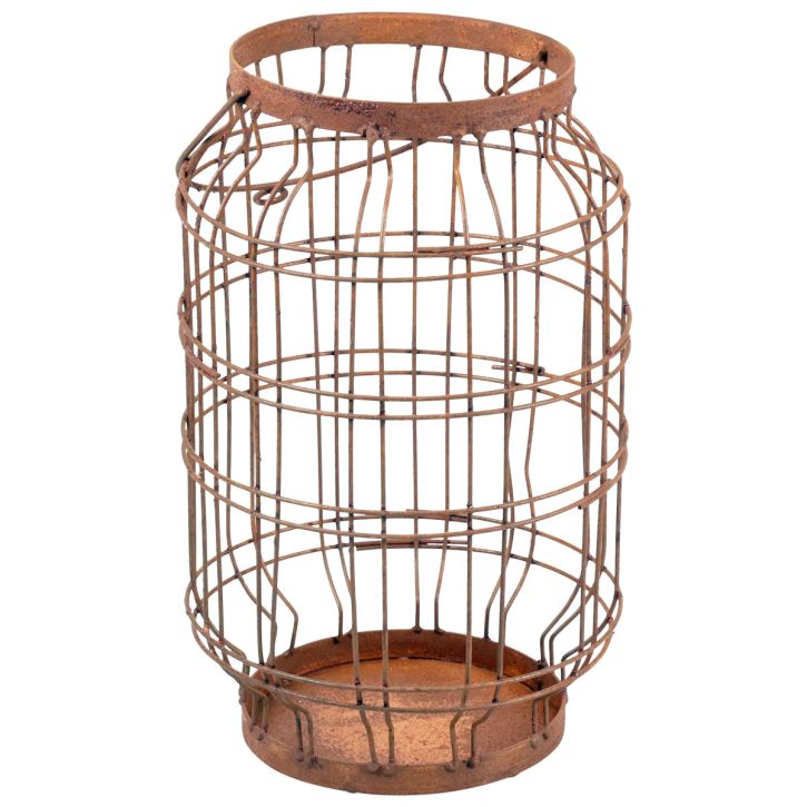 Artikel Trädgårdslykta metall patina handtag vintage Ø19,5cm