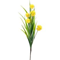 Konstgjorda blommor bollblomma allium prydnadslök konstgjord gul 45cm