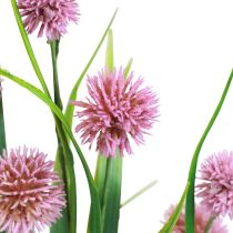 Artikel Konstgjorda blommor bollblomma allium prydnadslök konstgjord rosa 45cm