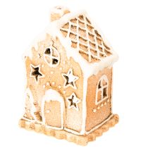 Artikel Pepparkakshusljushållare för stående och dekoration, 13 cm