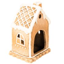 Artikel Pepparkakshusljushållare för stående och dekoration, 13 cm