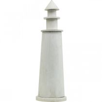Artikel Lighthouse Shabby Chic Cream Maritime Deco Ø13cm H41,5cm