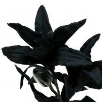 Konstgjord blomma lilja svart 84cm