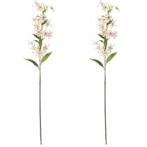 Artikel Konstgjord lilja som blomstjälk för elegant och lättskött dekoration, 82 cm, 2 stycken