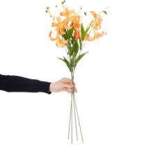 Artikel Konstgjorda liljor, dekoration för bröllop och evenemang, 77 cm, 4 stycken