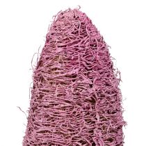 Loofa på pinne stor rosa, ljung 8cm - 30cm 25p