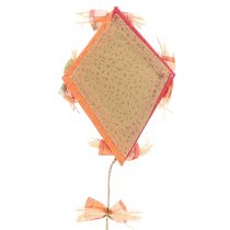 Artikel Rolig dekorativ drake för upphängning orange 18×26cm 2 st