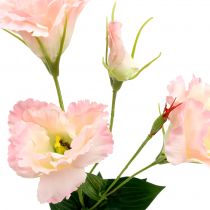 Artikel Lysianthus konstgjord rosa 87,5cm