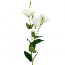 Lisianthus konstgjord blomma vit L87,5cm