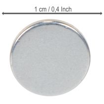 Artikel Rund magnetisk skiva för ljusstakar och metallfat, 1 cm, 20 stycken