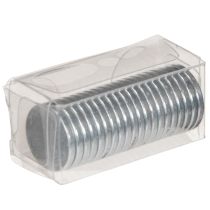 Artikel Rund magnetisk skiva för ljusstakar och metallfat, 1 cm, 20 stycken