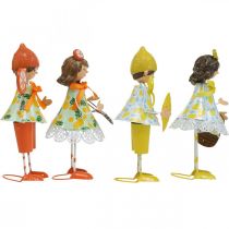 Artikel Små frukter, sommardekoration, figurer citroner apelsiner H17/18cm 4st