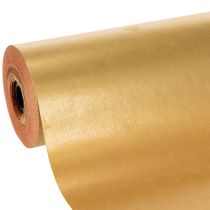 Artikel Manschettpappersrulle, guld/röd, 25 cm x 100 m, blomstertillbehör