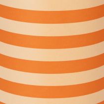 Artikel Manschettpappersrulle, orange randig, 25 cm x 100 m