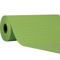 Manschettpapper silkespapper gröna prickar 25cm 100m