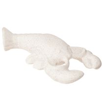 Artikel Maritim Dekor Figur Keramik Hummer Vit 17,5×9×3cm