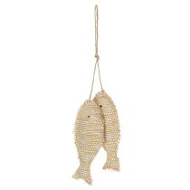 Artikel Nautiskt hängande dekorationshänge, dekorativ fisk för upphängning, H32cm