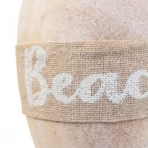 Maritim dekorationsboj, hängande dekorationsboj “Beach” 27×8,5cm