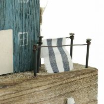 Artikel Maritim trädekoration hamnpromenad Shabby Chic H25,5cm