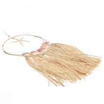 Artikel Maritim väggdekoration med äkta sjöstjärna Ø26,5cm H65cm