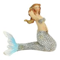 Artikel Dekorativ figur sjöjungfrun blå 6cm - 9,5 cm 3st