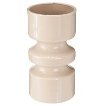 Artikel Metall Blomvas Cappuccino Brun Emalj Ø9cm H17,5cm