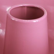 Artikel Metall dekorativ skål bakform Gugelhupf rosa Ø23cm H12cm