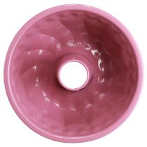 Artikel Metall dekorativ skål bakform Gugelhupf rosa Ø23cm H12cm