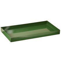 Artikel Dekorativ metallbricka rektangulär metallbricka grön 30×15 cm
