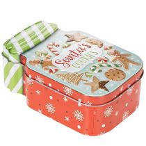 Artikel Metallkakform med julmotiv i kakburksdesign, 15 cm, 2 stycken