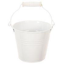 Artikel Metallhinkar, vita, Ø12 cm, H10 cm, 8 stycken