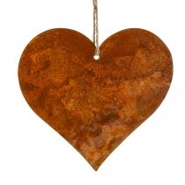 Artikel Metallhjärtan, dekorativa hängen, rostdekor 19×20 cm 4st