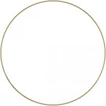Artikel Metallring dekorativ ring Scandi ring dekorativ ögla guld Ø30,5cm 6 st