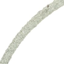 Artikel Dekorativ metallring på träställ för bordsdekoration, 43 cm