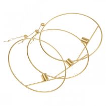 Artikel Ljusstake för upphängning av guldring dekorativ ring Ø25cm 3st