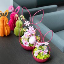 Artikel Kaninplanter för vår- och påskdekoration, vardagsrum, kök, trädgårdsdekoration, 33 cm