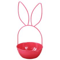 Artikel Påskplanter, dekoration, kanin, metallkorg för inomhus-/utomhusbruk, 33 cm