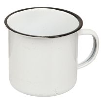 Artikel Metallkopp Växtkopp Metall Vit Svart Ø9cm 4st