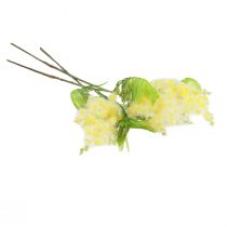 Artikel Konstgjord växt silver akacia mimosa gul blommande 53cm 3st