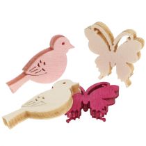 Artikel Mini vårströssel dekoration 2cm rosa assorterad 144 st