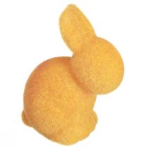 Artikel Mini påskharar, färgglada flockade, blandade, 6 cm höga, 12 bitar
