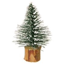 Artikel Minigranar snötäckt vinterskog Ø5cm H8cm 12 st