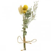 Mini bukett torkade blommor boho, torkade blommor blommor L22cm