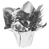 Artikel Miniplanterare silver presentförpackning Ø4,5cm H7cm 8 st