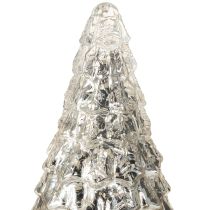 Artikel Mini julgran med LED-belysning silver guld 28cm